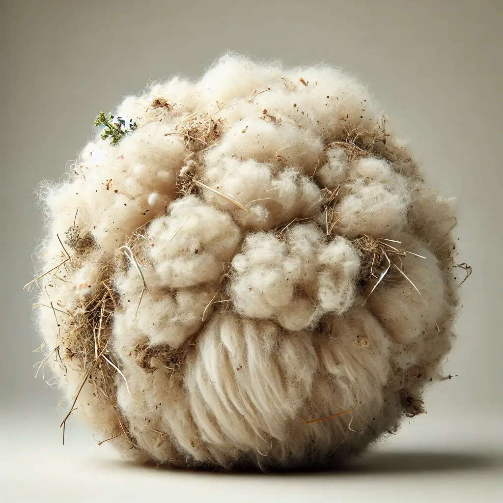 Natural & Versatile Raw Wool – Perfect for Crafting & Spinning!
