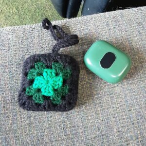 Granny Square Air Pod Holder