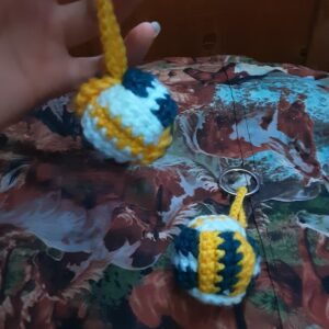 Volleyball Keychain